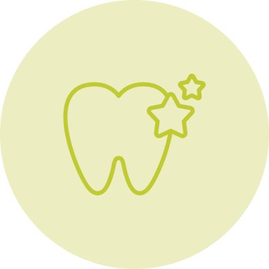 Diş Ağı simgesi, basit vektör illüstrasyonu