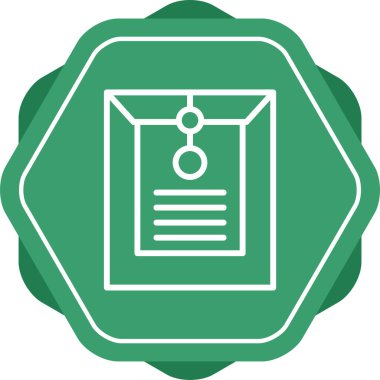 belge dosyası web simgesi basit illüstrasyon