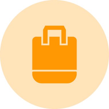 Alışveriş Torbası. Web simgesi basit illüstrasyon