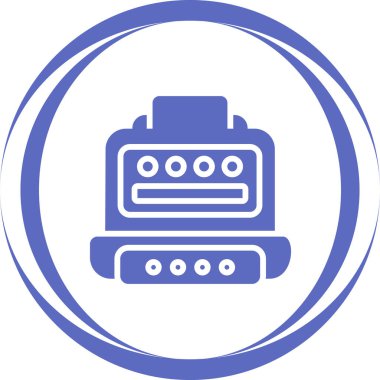 Office yazıcı simgesini, vektör çizim