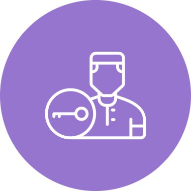 user icon, vector illustration simple design