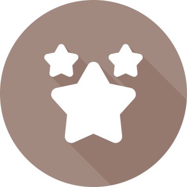 Yıldız simgesinin vektör illüstrasyonu