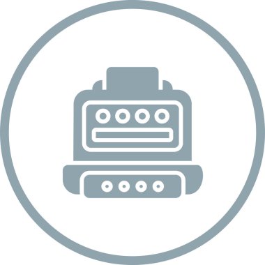 Office yazıcı simgesini, vektör çizim