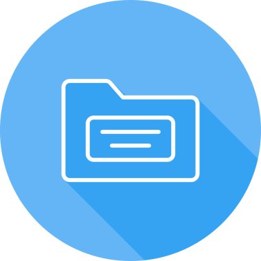 dosya dizini simgesi, vektör illüstrasyonu basit tasarım