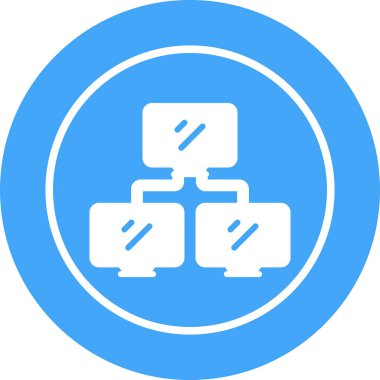 ağ web simgesi, vektör çizim