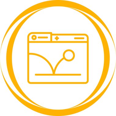 Sıçrama Oranı simgesinin vektör çizimi