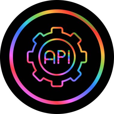 api icon vector illustration 