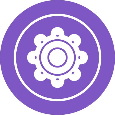 Ayarları satırı simgesi, vektör çizim 