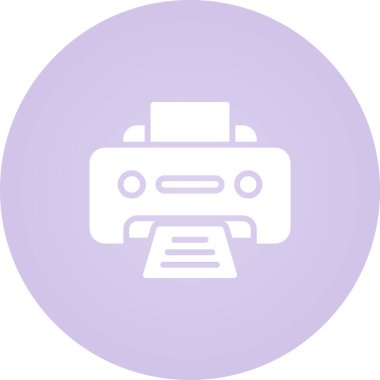 Office yazıcı simgesini, vektör çizim