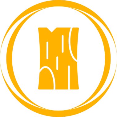 Tahta. Web simgesi basit illüstrasyon