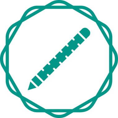 Kalem. Web simgesi basit illüstrasyon 