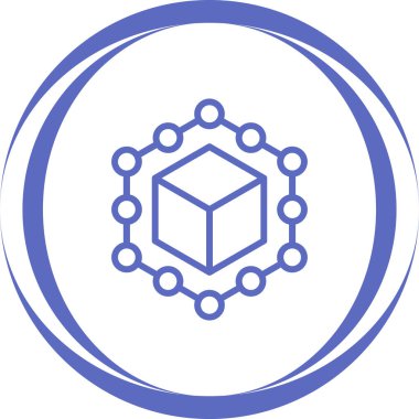 Tedarik zinciri yönetim web simgesi vektör illüstrasyonuName