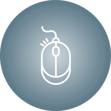 Sağ tıklama vektör illüstrasyonlu fare simgesi