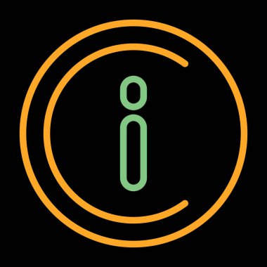 İmdat düğmesi. Web simgesi basit illüstrasyon 