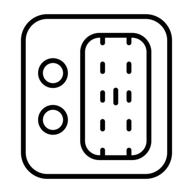 Ağ Eklenmiş Depolama Vektörü Simgesi Beyaz Arkaplanda İzole Edildi 