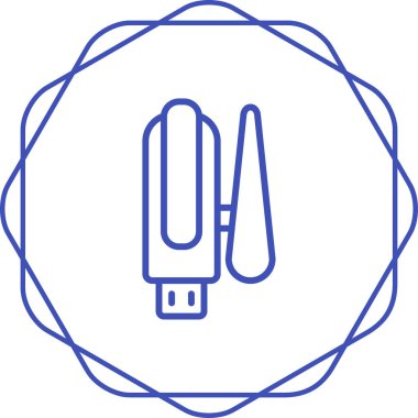 wi-fi web simgesi, vektör illüstrasyonu 