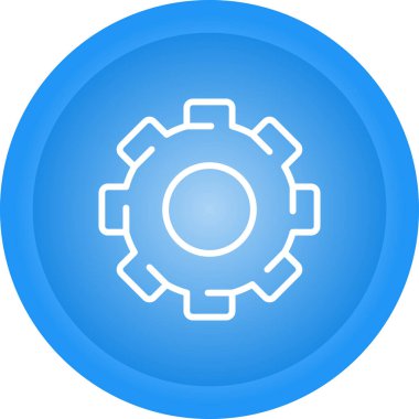 Teçhizat Web simgesi basit illüstrasyon