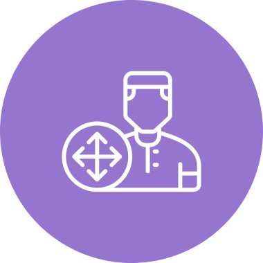 user icon, vector illustration simple design