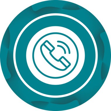 Telefon. Web simgesi basit tasarım 