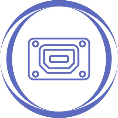 Yıldırım. Web simgesi basit illüstrasyon