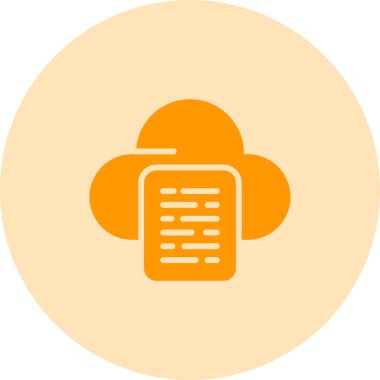 bulut web simgesi basit illüstrasyon