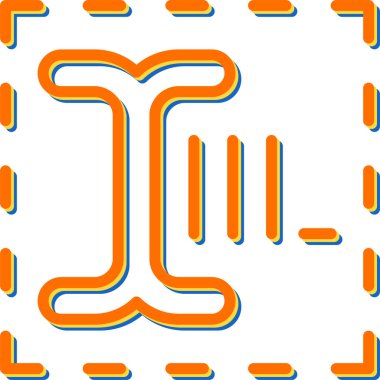 Metin Kutusu, belge ikonu vektör illüstrasyonu 