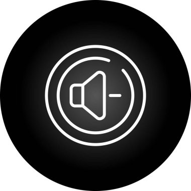 Ses hoparlörü web illüstrasyonu