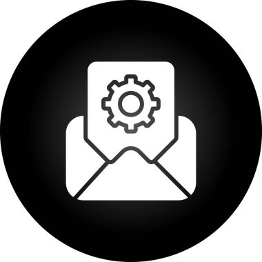 e- posta iletisi simgesi, vektör illüstrasyonu 