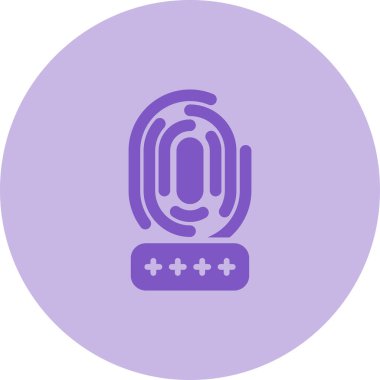 Biyometrik simgenin temel doğrusal çizimi