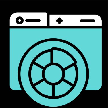 renk paleti. Web simgesi basit illüstrasyon