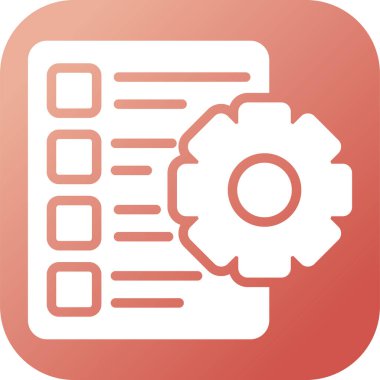 Dosya simgesinin vektör illüstrasyonu 