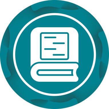 kitap simgesi, vektör illüstrasyonu 