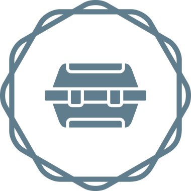 Alet çantası. Web simgesi basit tasarım 