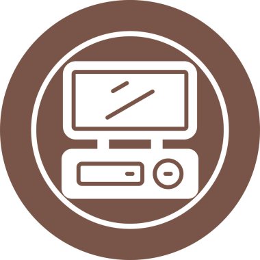 masaüstü web simgesi vektör çizimi