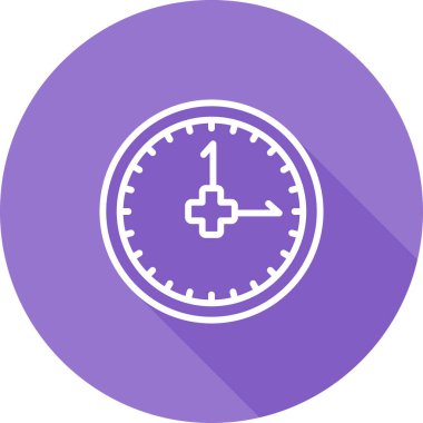 Saat simgesi web basit illüstrasyon