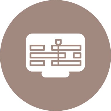 Zaman Çizgisi Web simgesi vektör çizimi