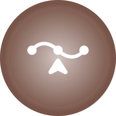 Arkaplanda basit vektör simgesi