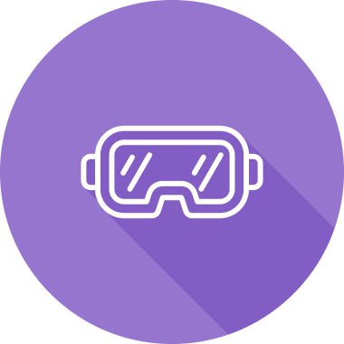 Oyun kulaklığı. Web simgesi basit illüstrasyon