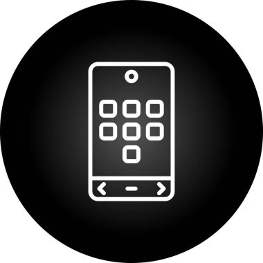 Simge Uygular. Uygulamalar Pictogram. Programlar İmza, Vektör İllüstrasyonu