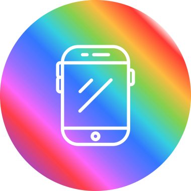 Akıllı telefon. Web simgesi basit tasarım