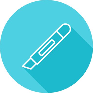 Bıçak. Web simgesi basit illüstrasyon