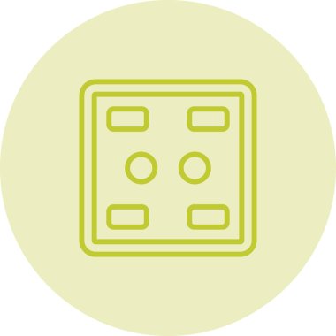 soket simgesi web basit illüstrasyon