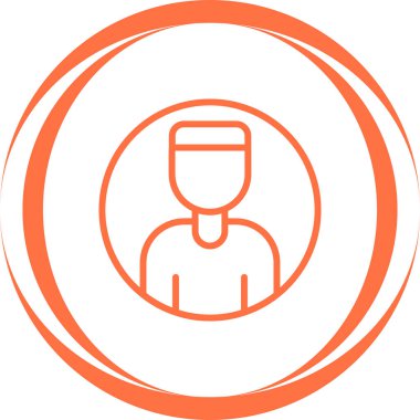 kullanıcı avatar simgesi vektör çizimi