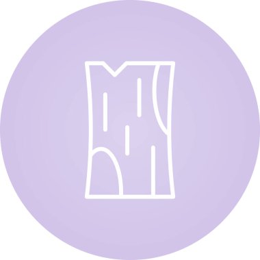 Tahta. Web simgesi basit illüstrasyon