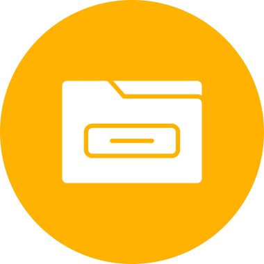 dosya dizini simgesi, vektör illüstrasyonu basit tasarım