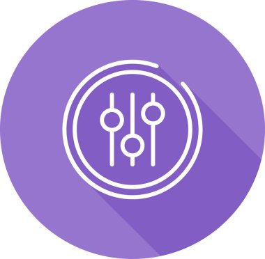 Ses ekolayzer simge vektör çizim