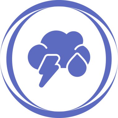 Bulut. Web simgesi basit illüstrasyon 