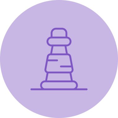 Kahve değirmeni kutsal kişilerin resmi, vektör çizim