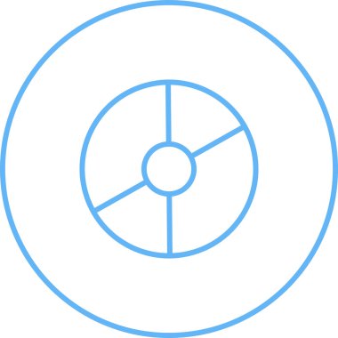 Disk modern simgesinin vektör illüstrasyonu