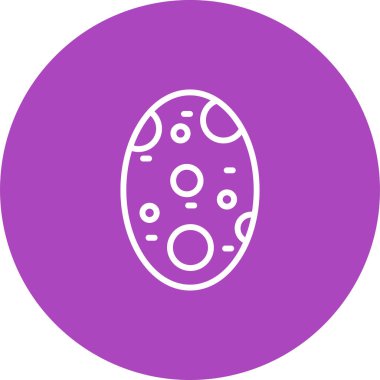 Patates. Web simgesi basit illüstrasyon